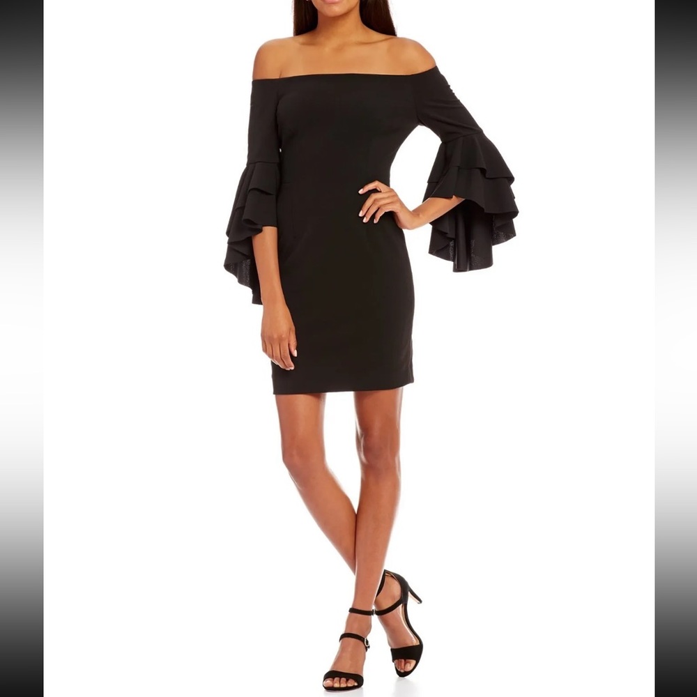 Antonia Melani Delia Bell Sleeve Dress
